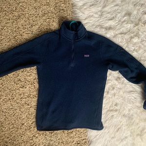 Navy blue patagonia 1/4 zip